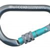 Alu-Karabiner HMS CLASSIC SCREW SLEEVE grau/cyan nb786dbd6ad