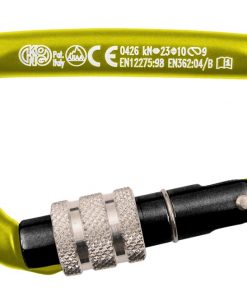 Alu-Karabiner TRAPPER SCREW SLEEVE asym. gemischt
