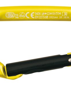 Alu-Karabiner TRAPPER STRAIGHT GATE asym. gemischt