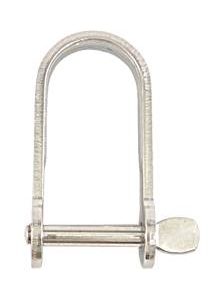 D-Schäkel Flachmaterial Bolzen M5 2St.Pack