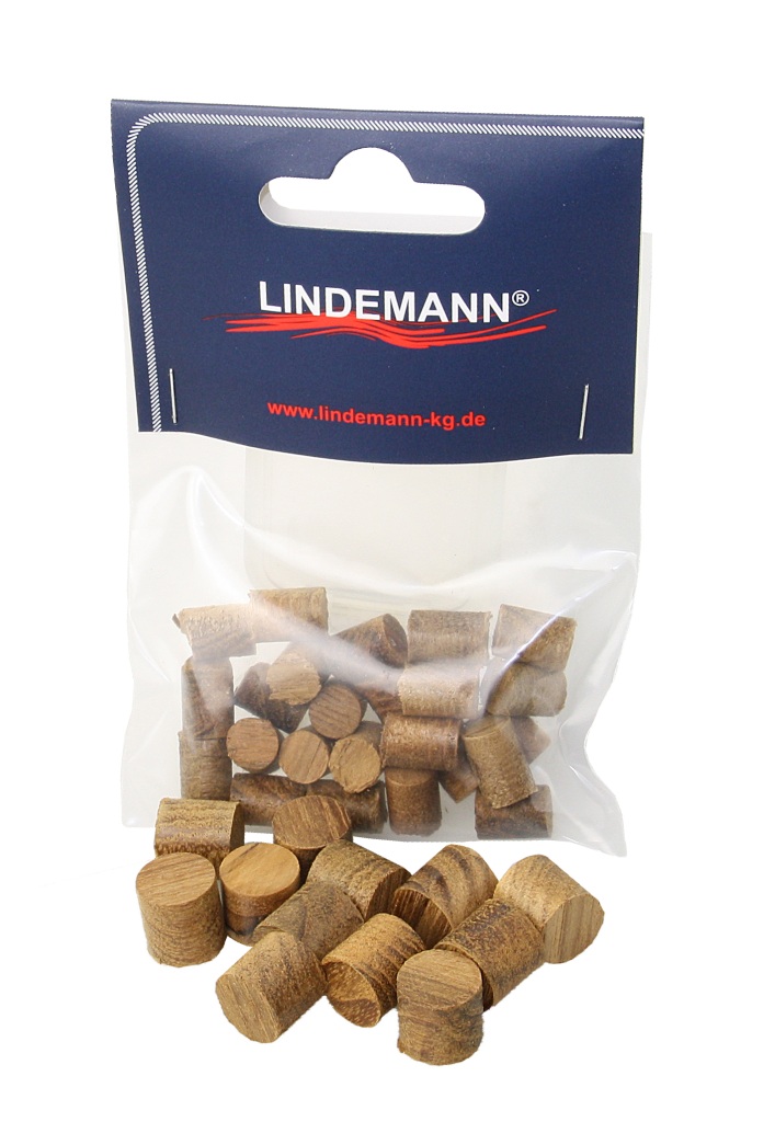 Teak-Dübelzapfen 8mm 24-Stück Teak-Dübelzapfen 8mm 24-Stück
