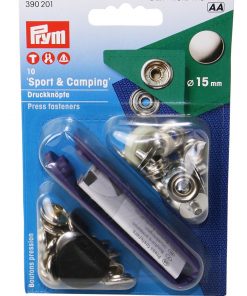 PRYM Nähfrei Druckknöpfe 15mm (10 Stück) SB-Karte