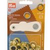 PRYM Ösen mit Scheibe 11mm (3B) 15-Stück SB-Karte pr541371