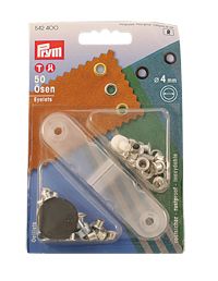 PRYM Ösen ohne Scheibe 4mm (50 Stück) SB-Karte PRYM Ösen ohne Scheibe 4mm (50 Stück) SB-Karte