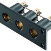 PRO CAR Einbau-Dreifach-Normsteckdose 12mm mit Paneel 12/24V 16A SB-Pack qg02015