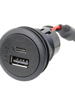 USB-C/A Doppelsteckdose ohne LED