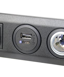 Doppelsteckdose mit USB-C/A und Universalsteckdose