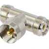 Koaxial-T-Verbinder UHF/UHF qg030006