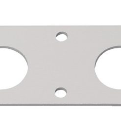 RUTGERSON Schothorn-Brett 220x45x2mm silber elox.