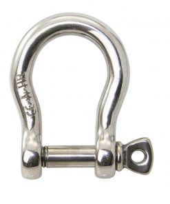 Edelstahl-Schäkel geschmiedet geschweift 16mm