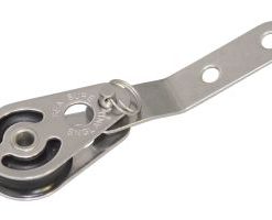 Umlenkblock m. schmaler Grundplatte 25 x 8mm Nylon