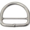 D-Ring 60 x 8.0mm + 4mm Steg Industriefinish ss1757