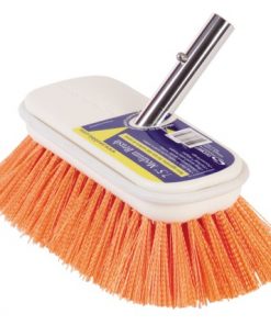 SWOBBIT Decksbürste mittelhart -orange-