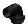 Aquavalve-Anschluss schwarz 90° 38mm Anschluss td90293