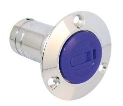 Tankeinfüllstutzen WASSER 1 1/2" 60mm Blau