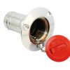 Tankeinfüllstutzen BENZIN 1 1/2" 60mm Rot tf1238