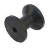 Bugrolle aus schwarzem Gummi tp24075