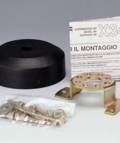 Montageplatte 90° CHROME f. System T71/T72/T91etc.