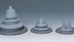 R1G Kabeldurchführung Ø152mm Höhe 110mm