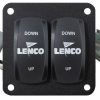 LENCO Doppel-Kippschalter Set mit Anschlusskabel ul10222