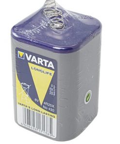 VARTA Blockbatterie für Echolote 6V