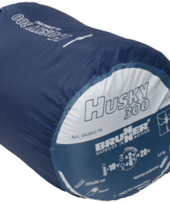 Brunner Schlafsack HUSKY 300 Deckenschlafsack mit Innenbezug aus Baumwollflanell. Außenmaterial Ripstop Polyester