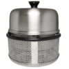 COBB-Grill Premier + Plus Edelstahl Holzkohlegrill. Haube aus gebürstetem Edelstahl