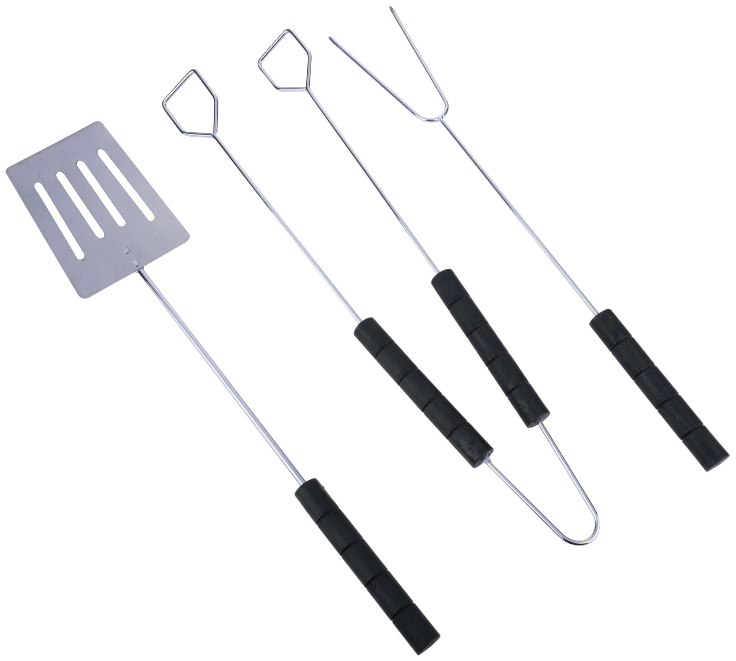 Grillbesteck 3tlg Grillbesteck 3-teilig. Dreiteiliges Grillbesteck bestehend aus Fleischgabel