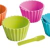 Brunner Set ICE CREAM CUP Set mit 4 Eiscreme-Schüsseln ø 12 cm aus hochwertigem Melamin. Mit Löffeln.