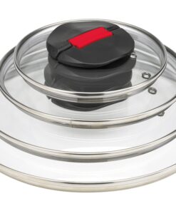 BALLARINI Glasdeckel L 28 cm die Platz in der Küche spart!