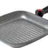 Brunner Grillpfanne GOURMET ROCK Hochwertige Aluminium- Grillpfanne