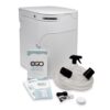 OGO Kompakte Trenntoilette Die neue OGO® vereint alle Vorteile einer durchdachten Trenn-Komposttoilette mit höchstem Komfort und edlem Design. Die kompakte Bauweise und die reinweiße Ausführung machen die OGO® zum echten Hingucker. Weil sie noch platzsparender konstruiert ist