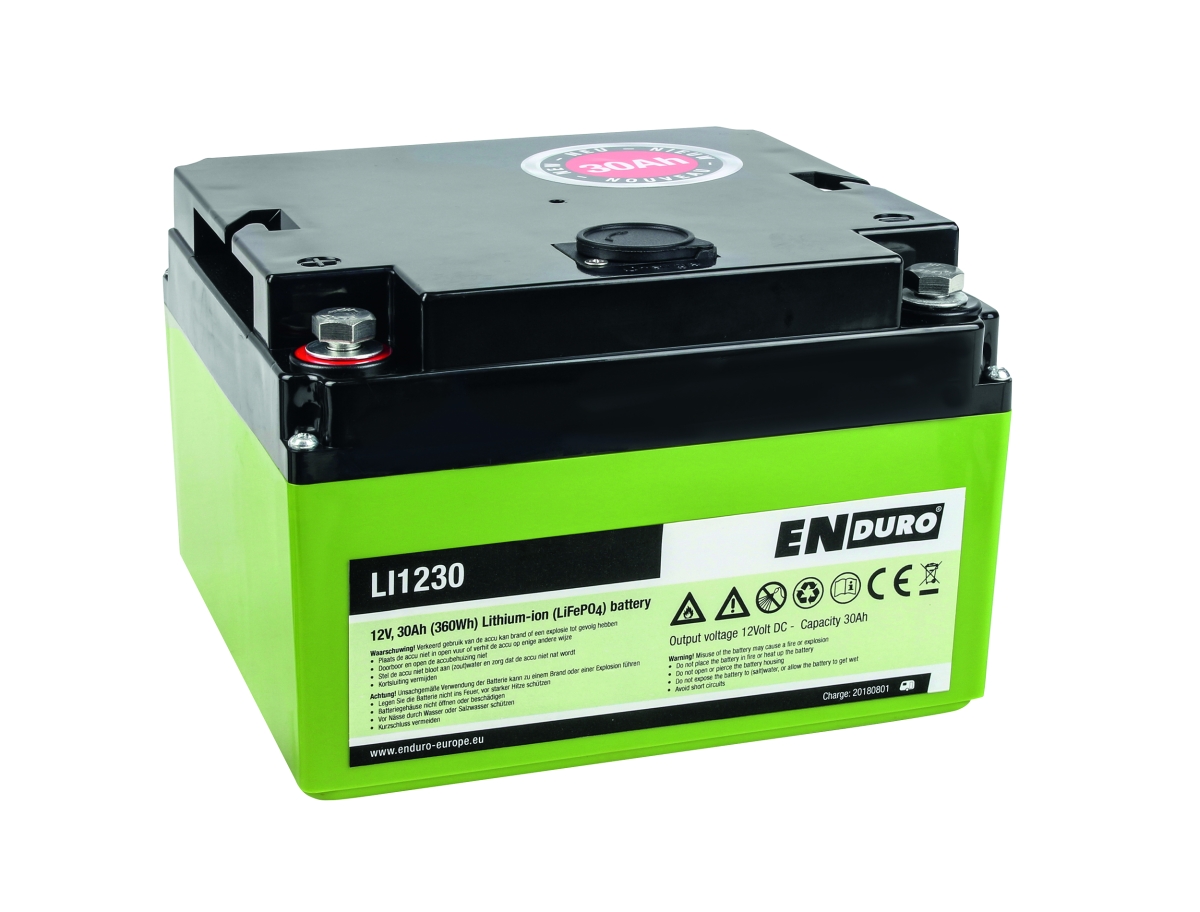 ENDURO® Lithium Batterie LI1230 Spannung 12 V