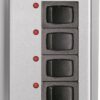 Bütter MT Schalterpanel-4 4 x Ein-/Aus-Schalter (8 A) mit LED-Kontrolle.