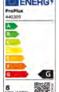 ProPlus Pendelleuchte LED faltbar 20 cm 11,8 W 24 SMD LEDs. Verbrauch 11