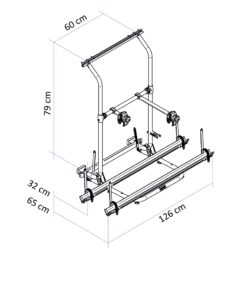 THULE Sport G2 W150 Hobby Für 2 Fahrräder