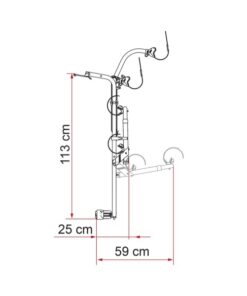 Fiamma CARRY-BIKE VW Caddy 97187 neu 3