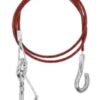 Abreißseil 100 cm mit Haken Für Caravans und andere gebremste Anhänger. Verzinkte und kunststoffummantelte Ausführung.
