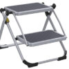 Trittstufe faltbar Faltbare Trittstufe. Klappbare Doppeltrittstufe mit robustem Metallgestell und antirutsch-beschichteter Trittauflage. Belastbar bis 150 kg. Abmessungen 51 x 53 x Höhe 43 cm