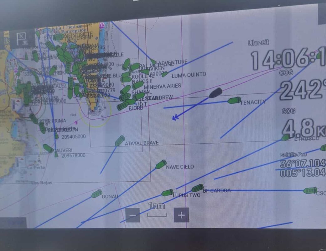 Überführung “Amy 2” von Alicante nach Brest Tag6 Tag6 7