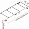 FIAMMA ROOF-RAIL Ducato H3 Dachträgersystem Roof Rail Ducato H3.