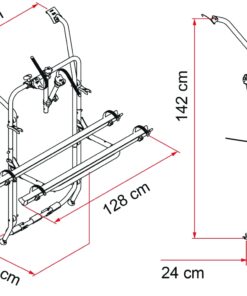 Fiamma CARRY-BIKE VW T5 Nun auch für Fahrzeuge mit Hochdach geeignet.
