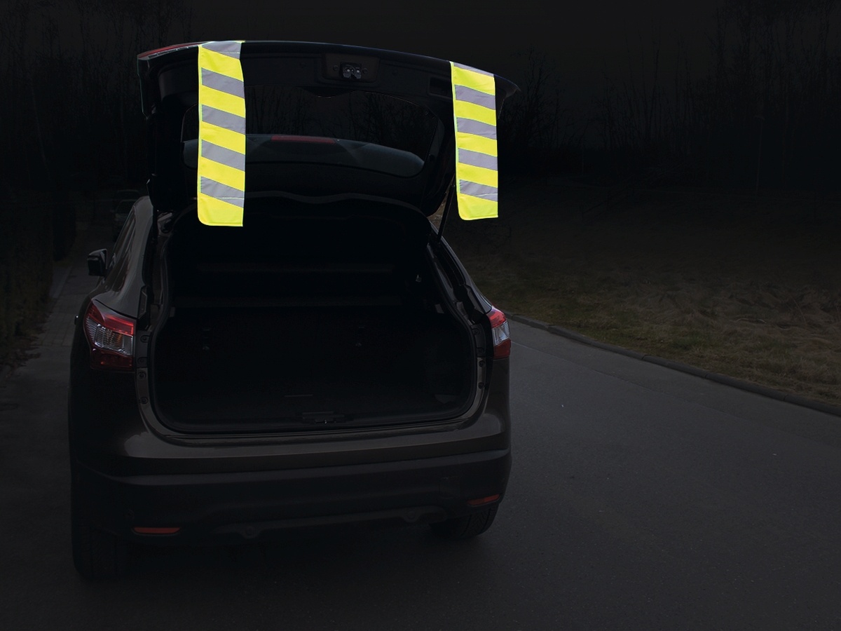 Warnbänder mit Magneten, 2er-Set dient zur Markierung sicherheitsrelevanter Gegenstände