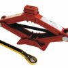 Scheren-Wagenheber mit Ratsche Arbeitsbereich 10 - 35 cm.
