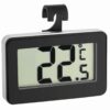 Digitales Thermometer schwarz Anzeige der Innentemperatur