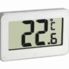 Digitales Thermometer weiß Anzeige der Innentemperatur