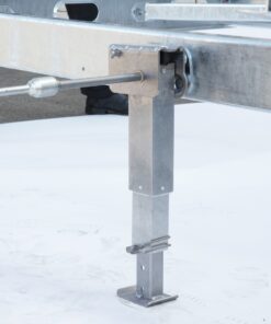 Auswahl der geeigneten mechanischen AL-KO Hubstütze (siehe beigefügte Skizze):