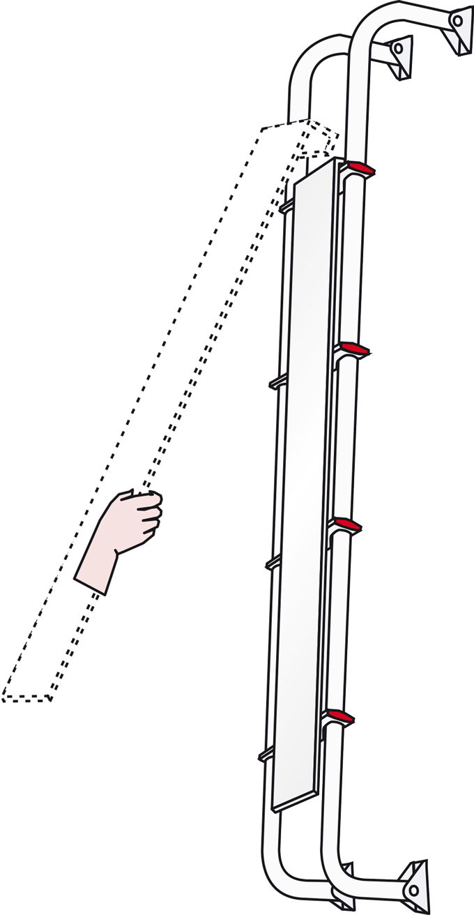 FIAMMA Diebstahlschutz SAFE LADDER sicherer und abschliessbarer Diebstahlschutz für die Reisemobilleiter.