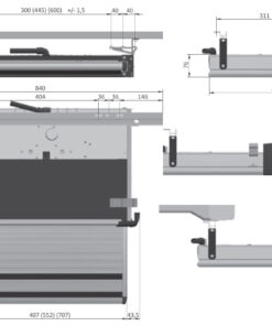THULE Slide-Out Step FD/MB J/Boxer 400 Trittfläche 407 x 263 mm.