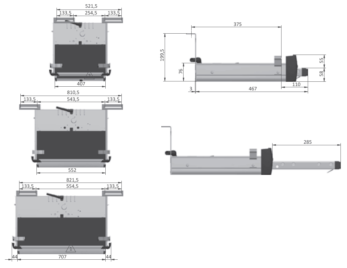 THULE Slide-Out Step Crafter 400 Trittfläche 407 x 285 mm.